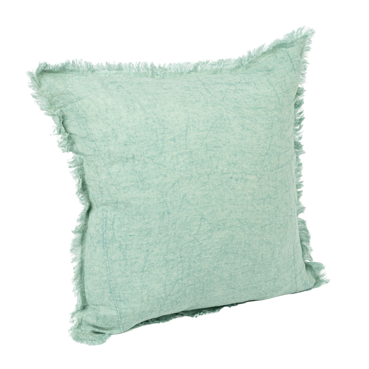 Hello Honey® Stonewashed Linen Pillow with Fringe